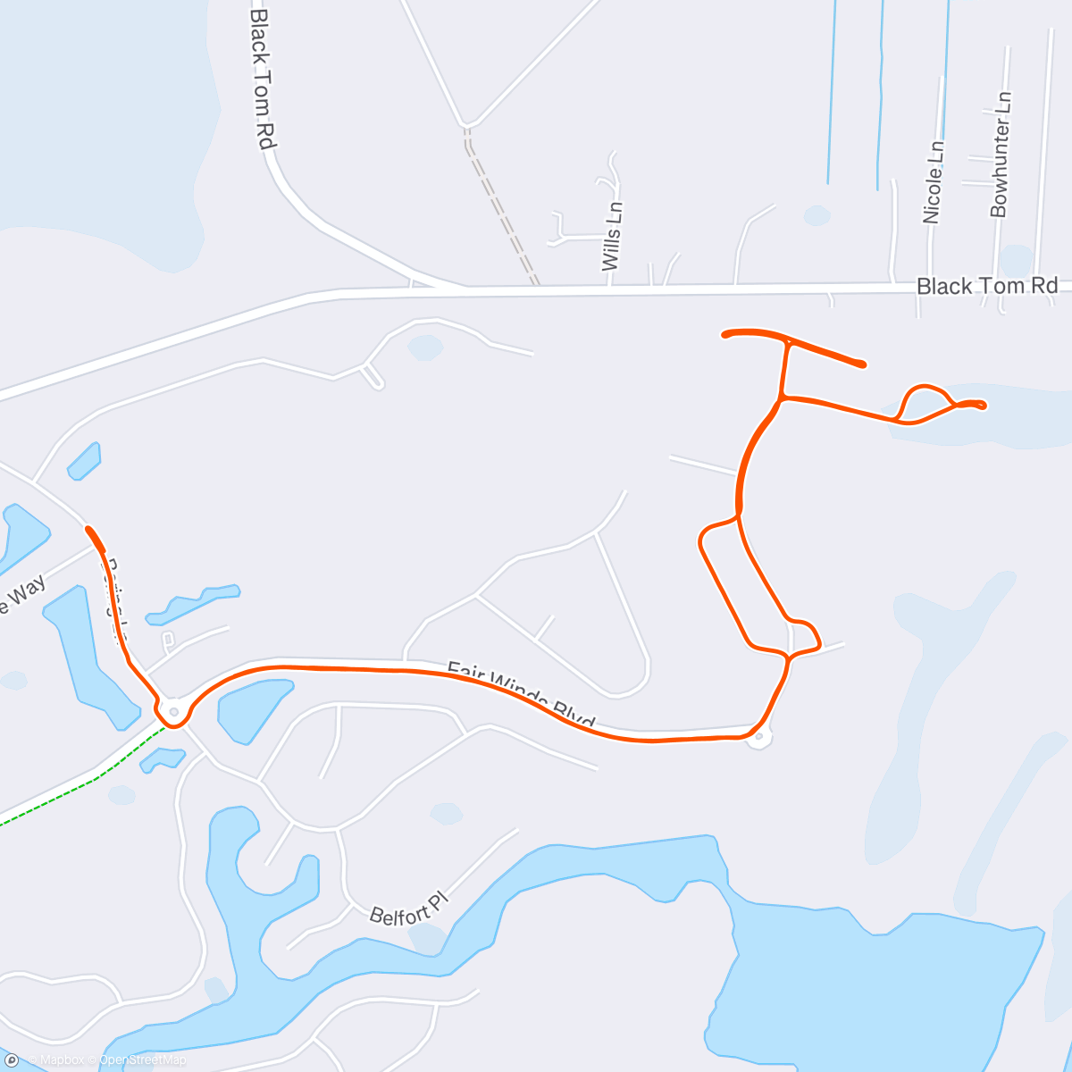Map of the activity, Runna - Easy Run - 4.5mi