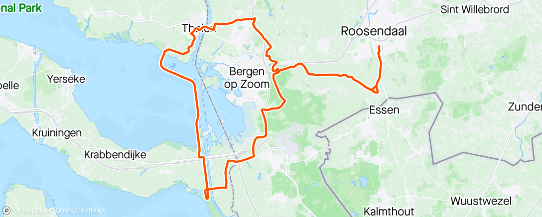 Map of the activity, Bikkels.