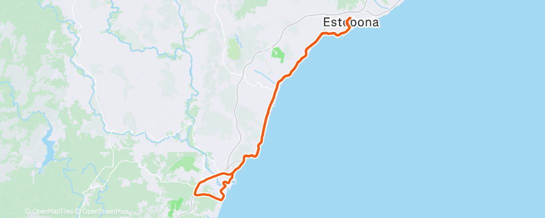 Карта физической активности (Afternoon Ride)