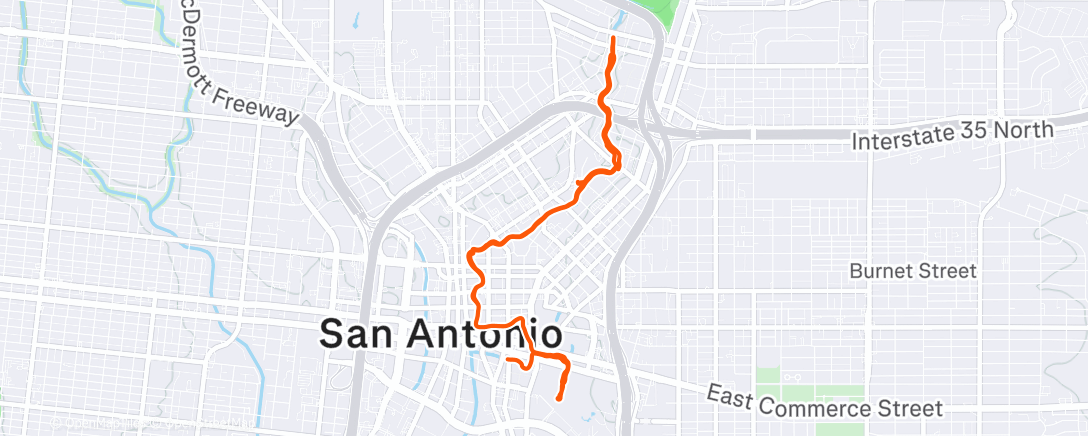 「Morning Run」活動的地圖