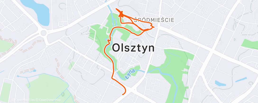 Карта физической активности (Good Morning Olsztyn)