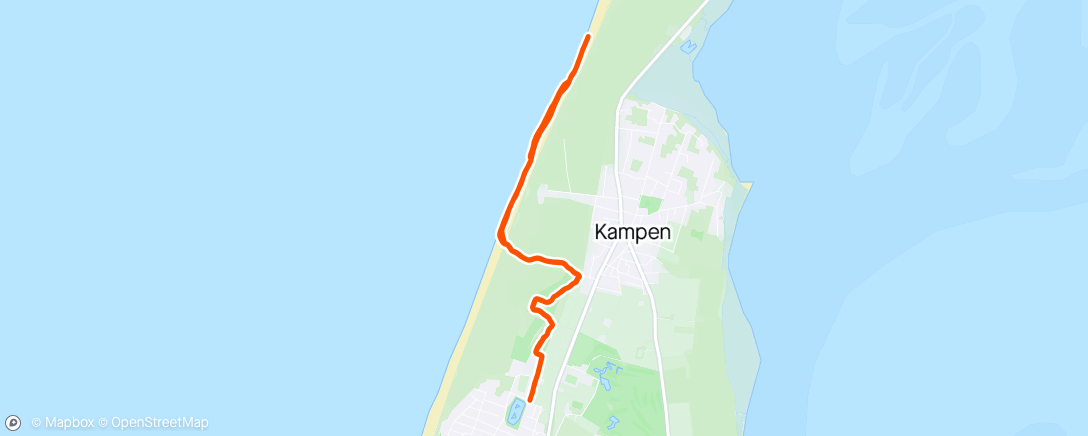 Map of the activity, Sylt Run 2