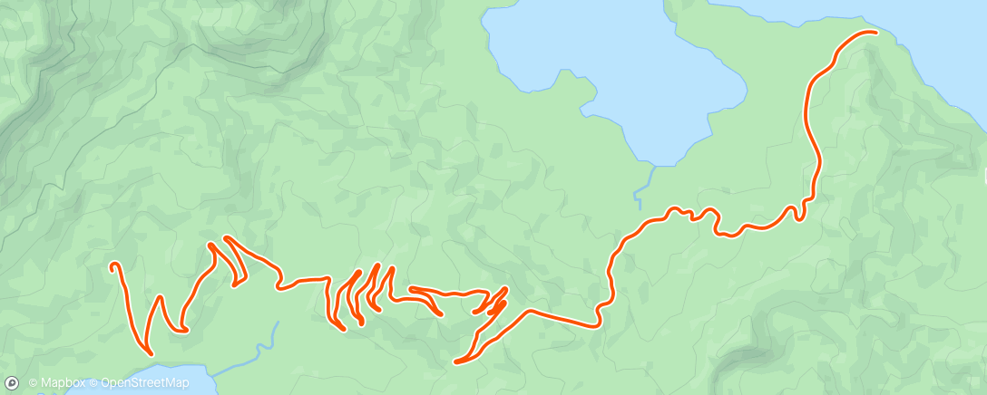 Map of the activity, Zwift - Road to Sky in Watopia