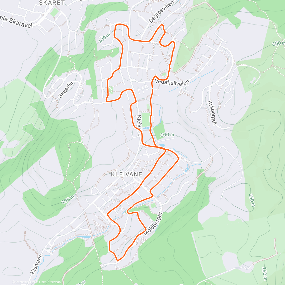 Map of the activity, KIL Nisserun
