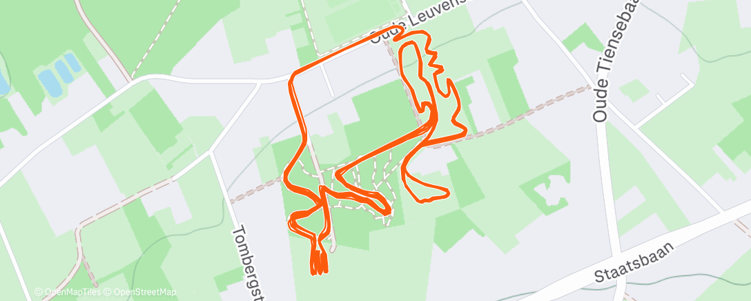 Map of the activity, cx Bekkevoort P3