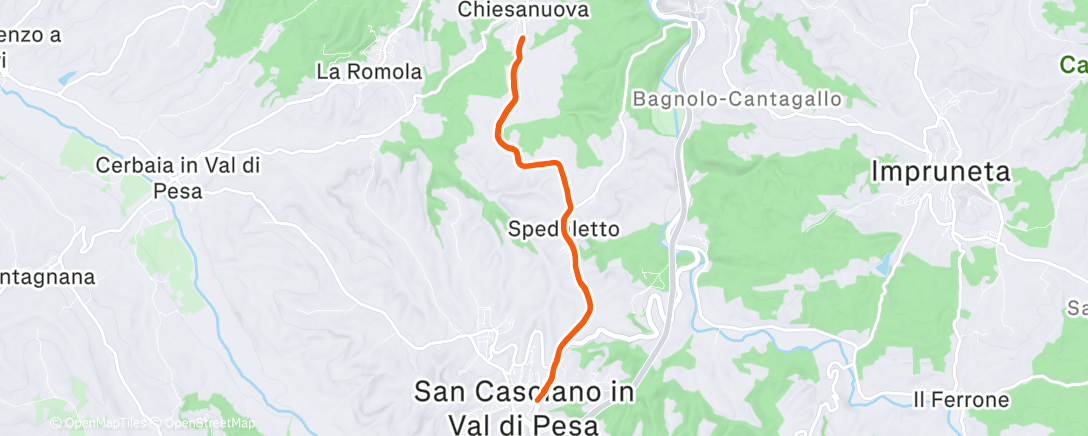 Map of the activity, Brand new church