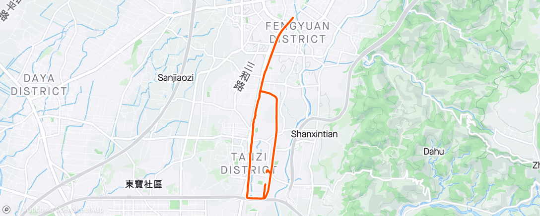 Map of the activity, 就愛跑