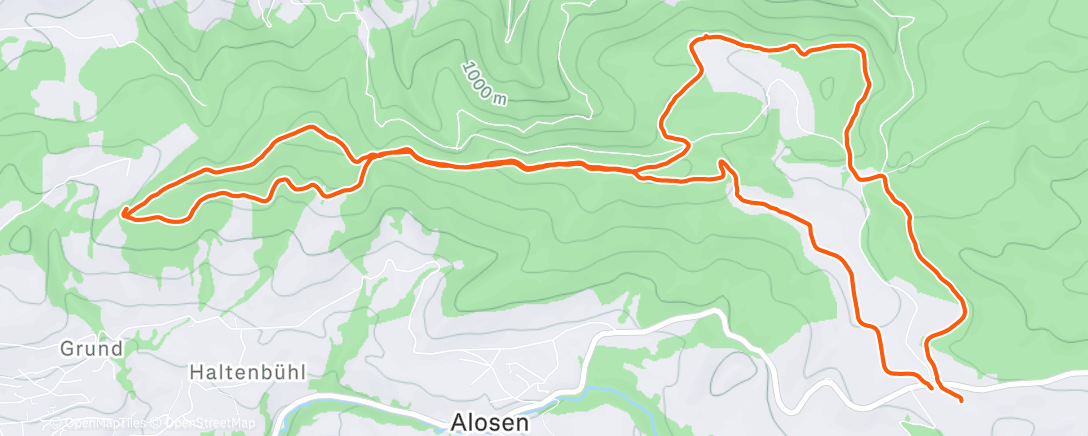 Map of the activity, Trailrun ide ☀️ uf ❄️ 🧊 Trails