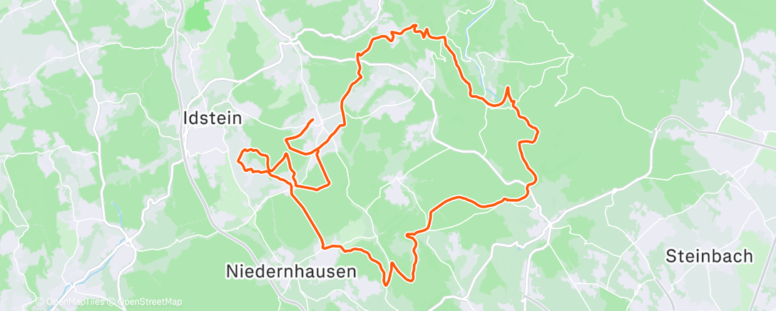 Map of the activity, Taunustaler XMAS Höhenmeter Spenden Battle 🎄
