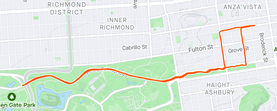 「🏃 5.5 mi Morning Run」活動的地圖