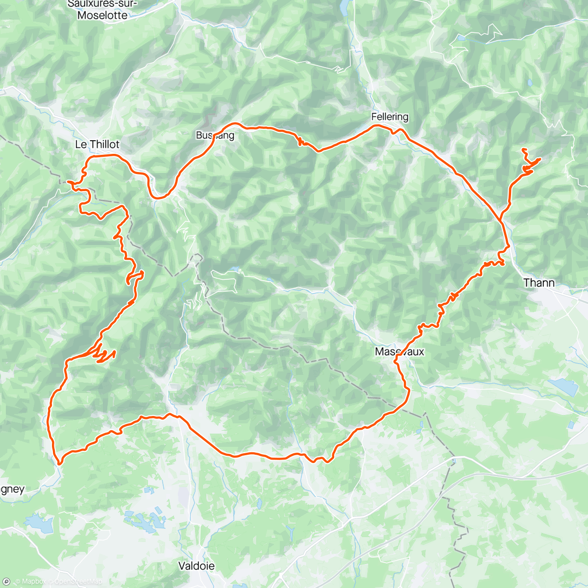 Map of the activity, Rouleur joins the climbing boys of DM