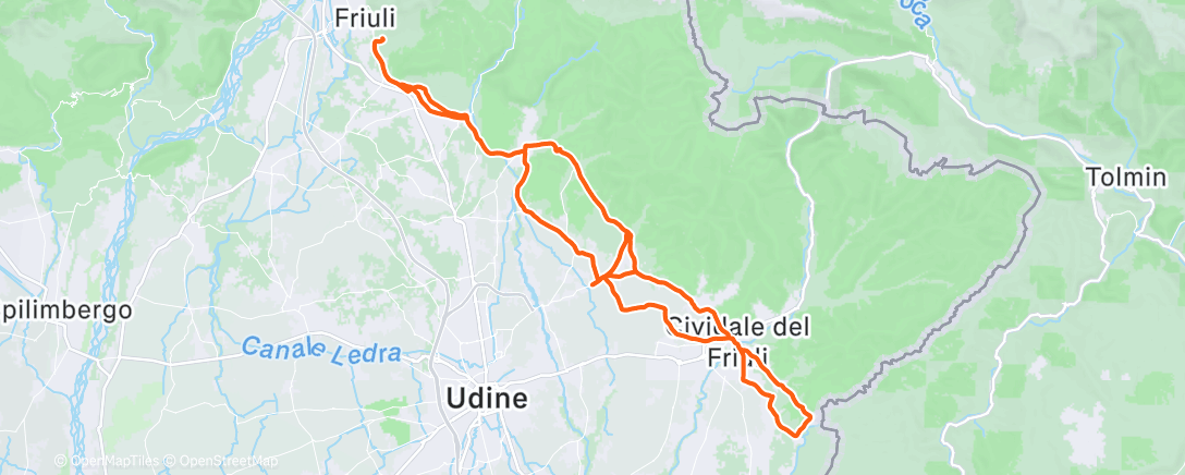 Map of the activity, 180w is (my) new cycling !!🤭😜