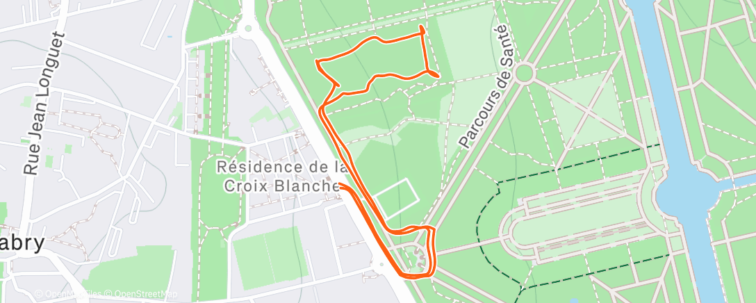 Map of the activity, Balade de Loulou 🐾