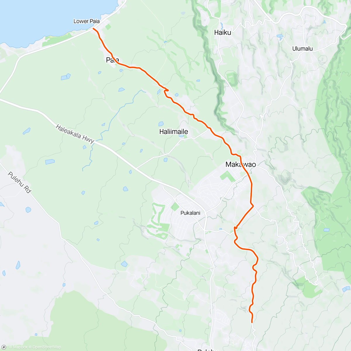 Map of the activity, ROUVY - 1/3 Haleakala