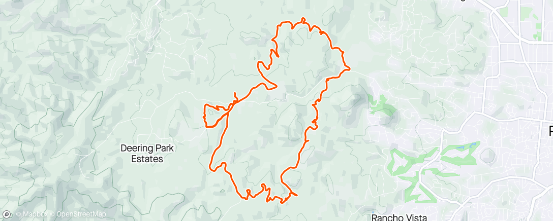 Map of the activity, Breathing at Altitude is hard 😅