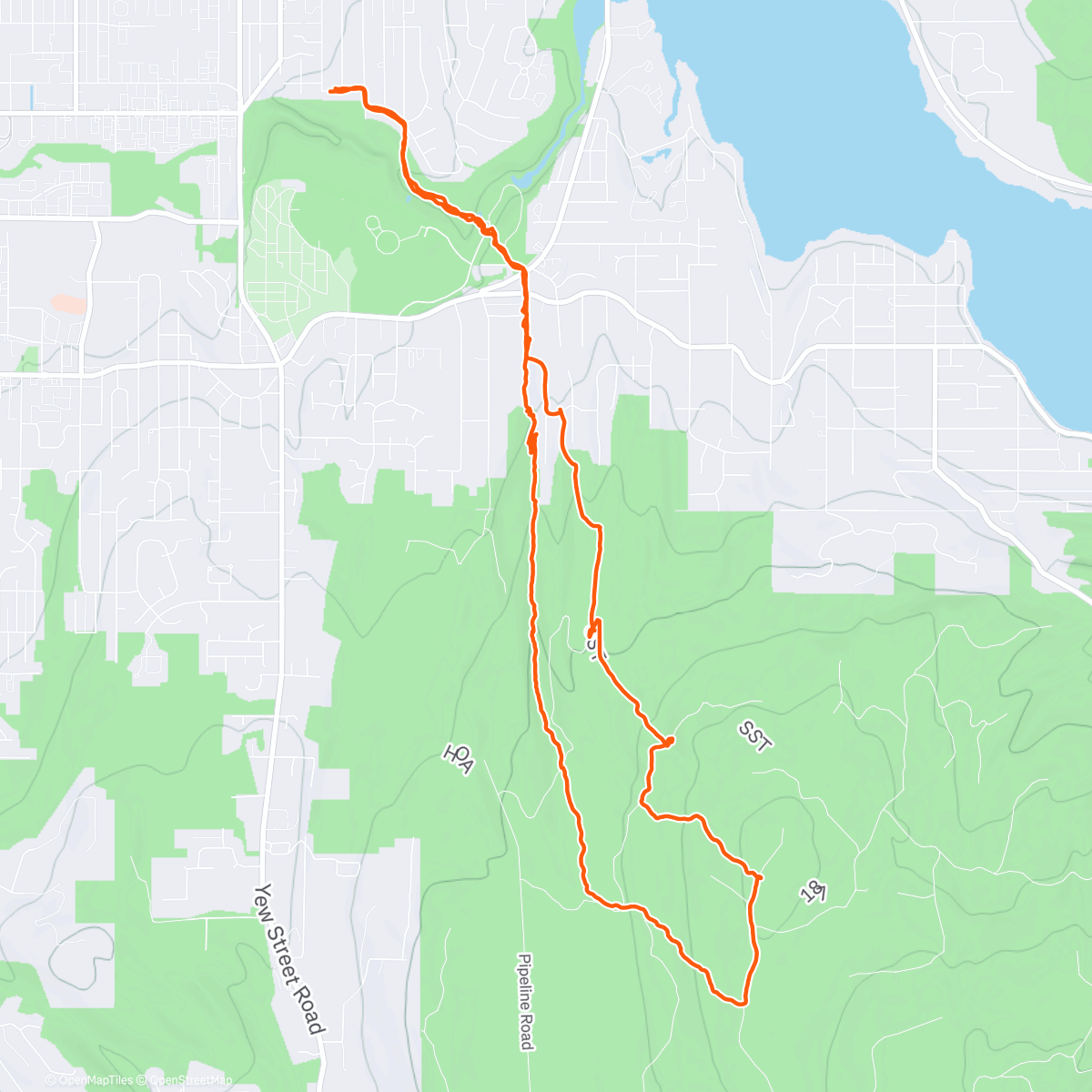 Map of the activity, Hallelujah ☀️☀️☀️