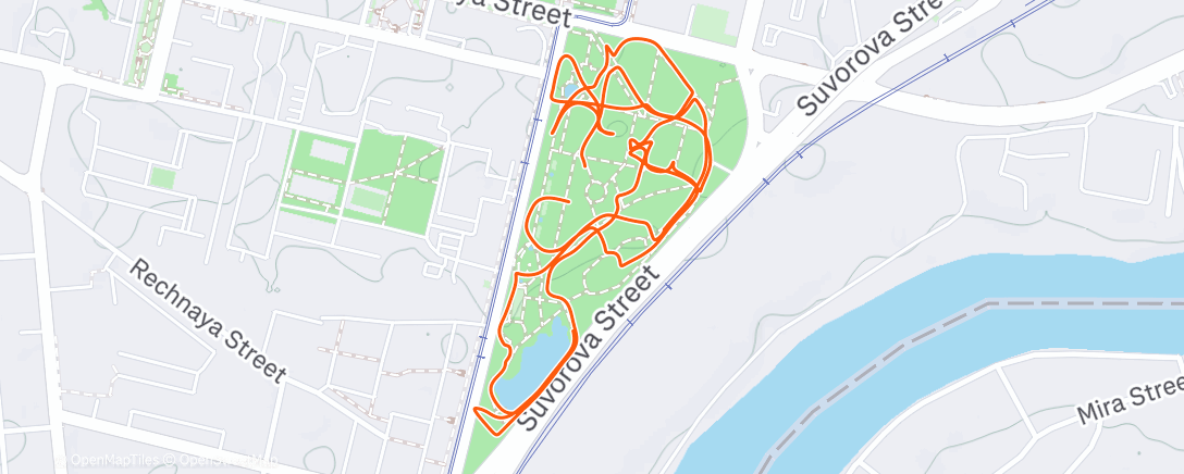 Карта физической активности (Соревнования города Краснодара по спортивному ориентированию "Рождественские каникулы")