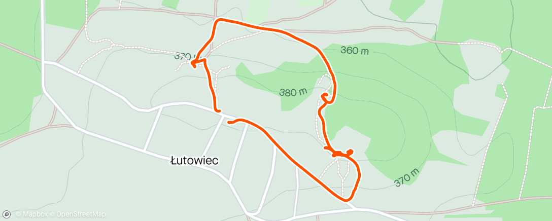 Map of the activity, Łutowiec#01