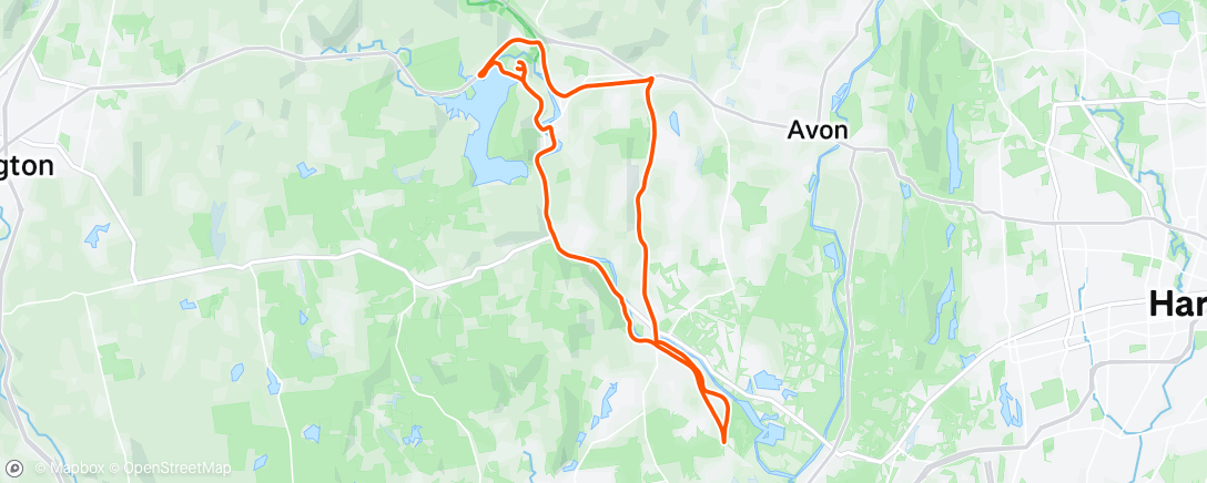 Mapa da atividade, Morning Ride