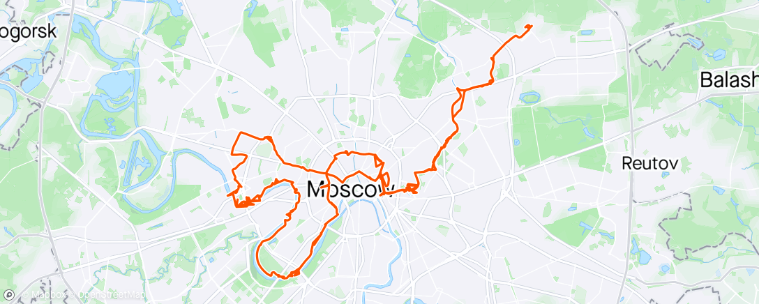 Map of the activity, Страва жжёт
