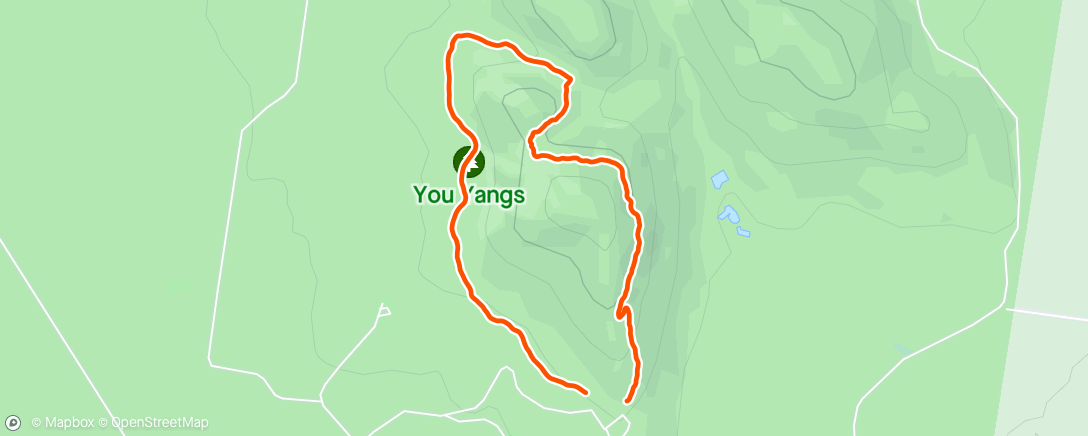 Map of the activity, You Yangs Wander
