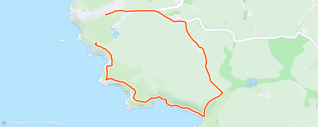 Map of the activity, The Lands End Circuit