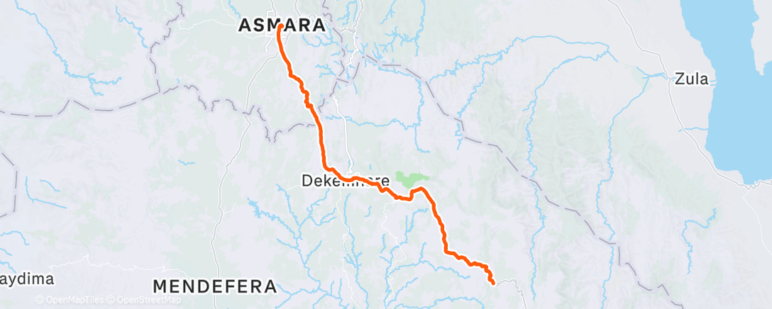 Map of the activity, Morning Ride