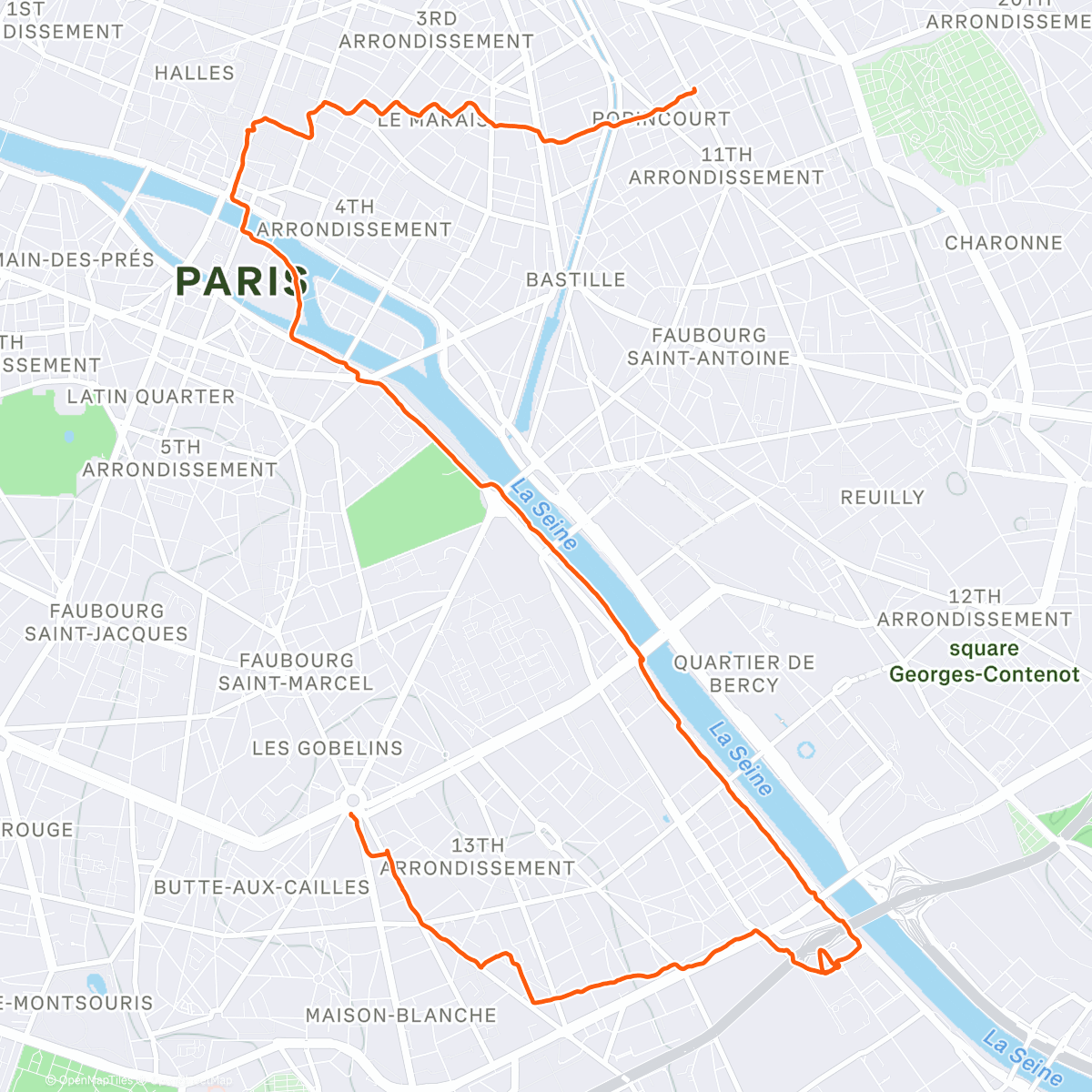 Map of the activity, BACK TO BUSINESS