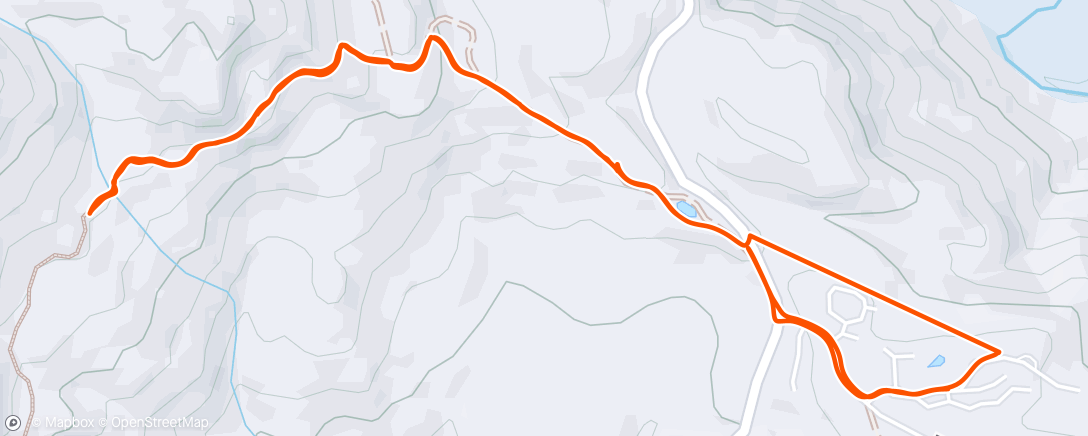 Map of the activity, Snodgrass Trail