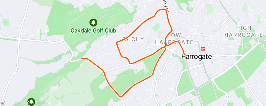 Map of the activity, Zwift - Race: XRS - ZTR Thursday Race (C) on Queens Highway After Party in Yorkshire