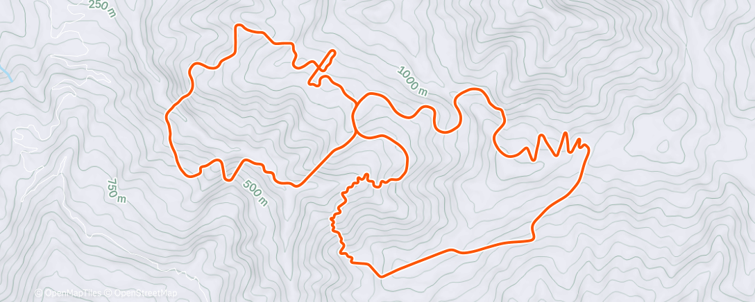Map of the activity, Zwift - 15min varied tempo #2 on Gentil 8 in France