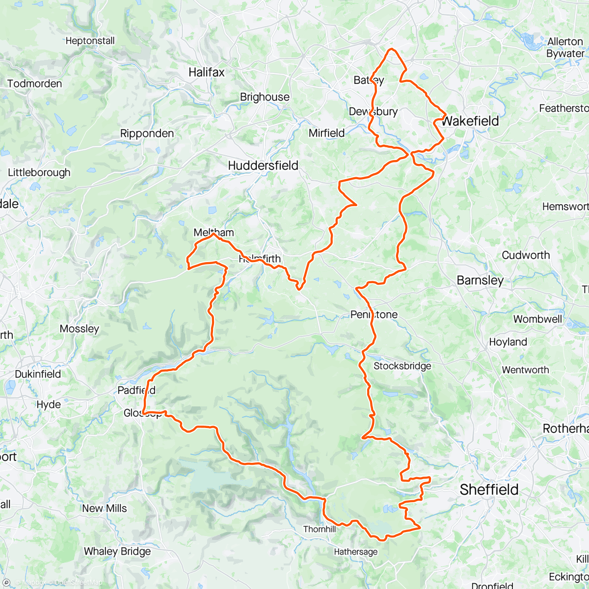 Map of the activity, Old roots in the shadows of the Mills, Mines, Masts and Windmills, and the lands of the Peaks and the Reservoirs 🙂🚵‍♂️