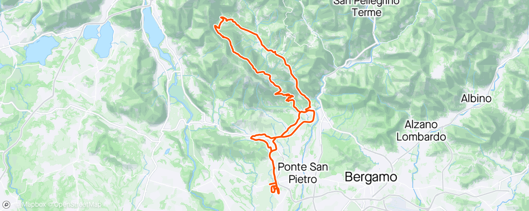Map of the activity, Terme-Valsecca-Costa I.
