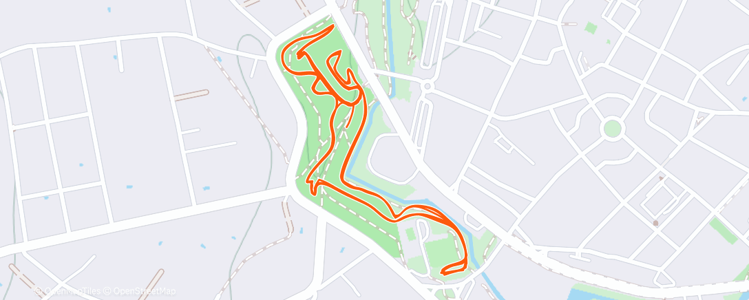 Map of the activity, Championnat 54 de cross long