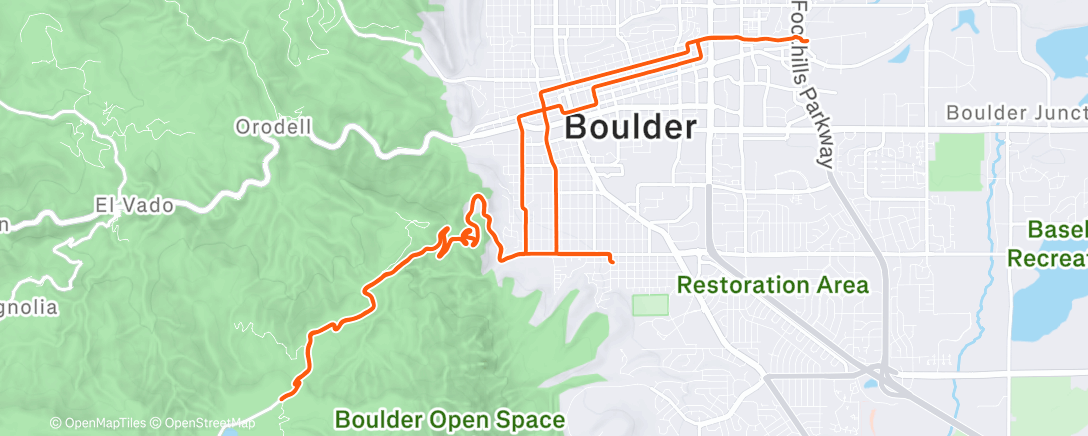 Map of the activity, Lunch Flag