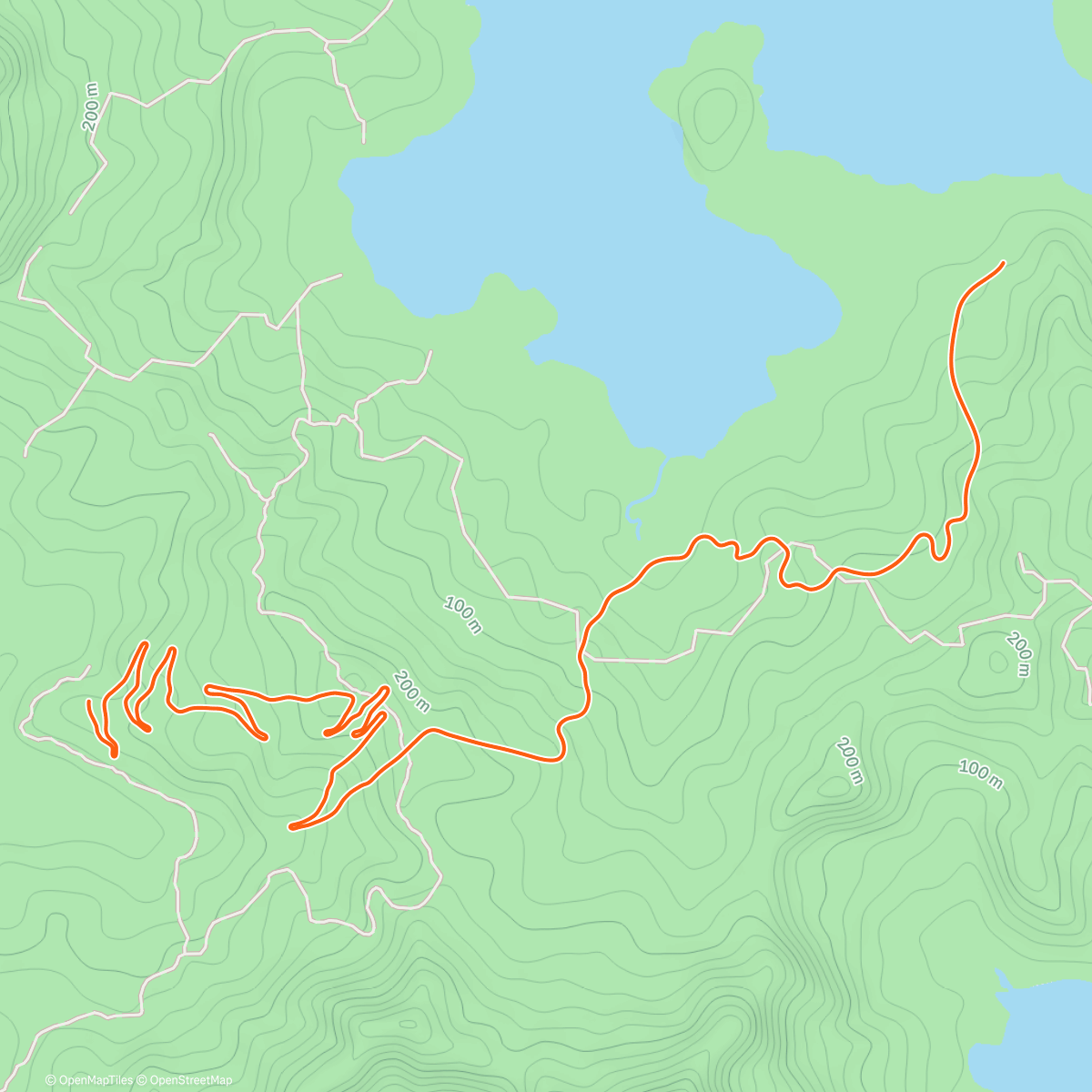 Map of the activity, Zwift - TrainerRoad: Monte San Franco on Road to Sky in Watopia