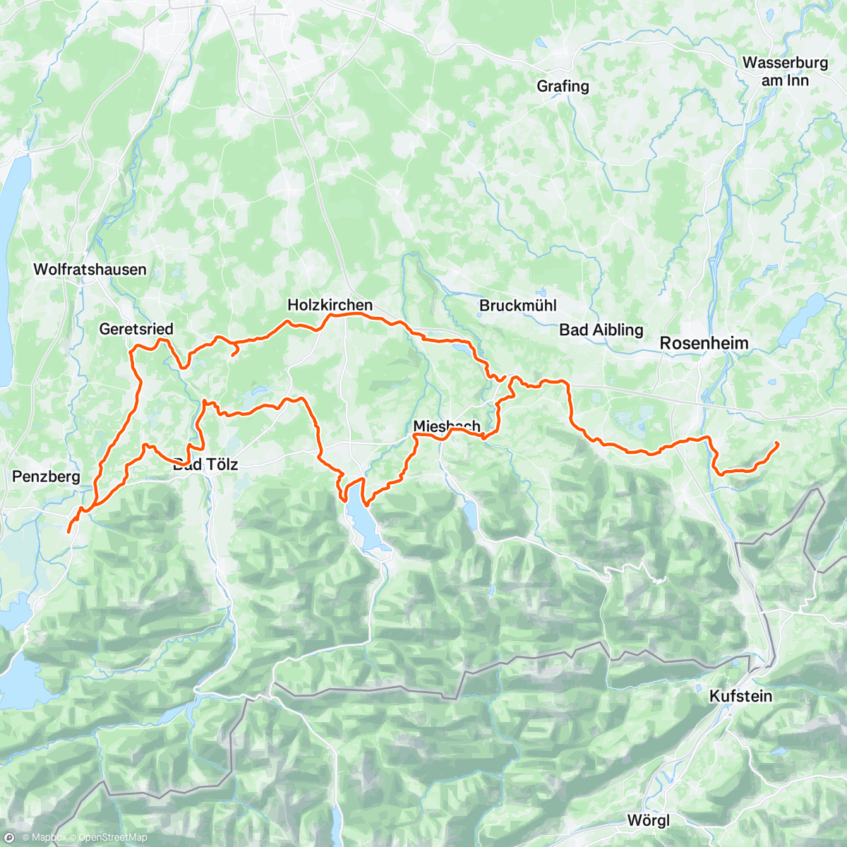 Map of the activity, Streckenbesichtigung für die kommenden Firmenevents