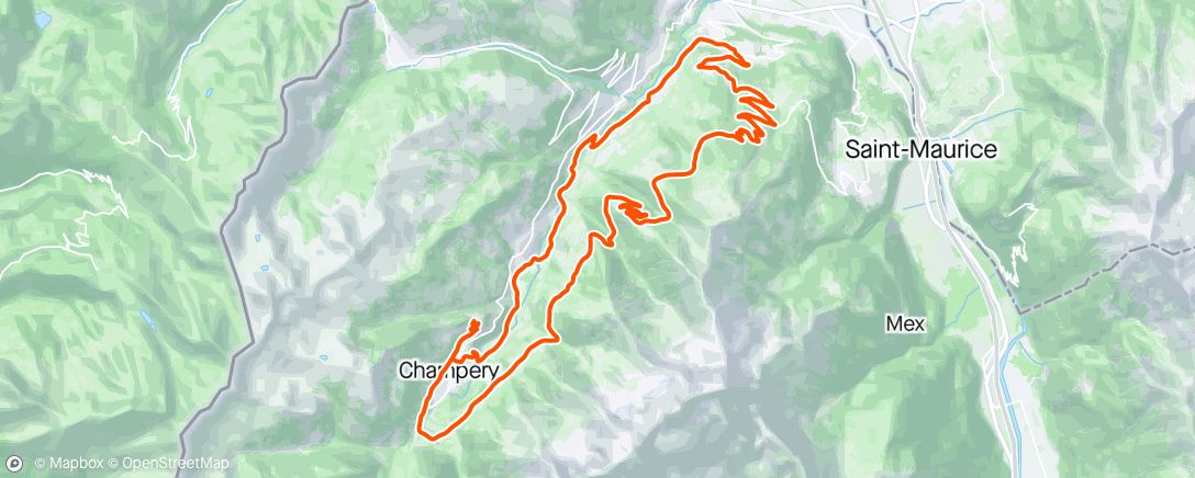 Map of the activity, Reco Alpine Gravel Challenge