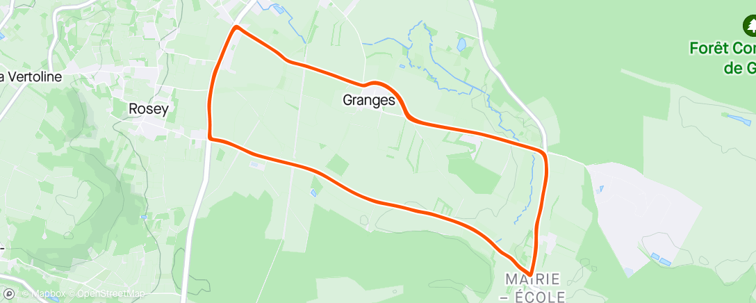 Map of the activity, Fsgt granges