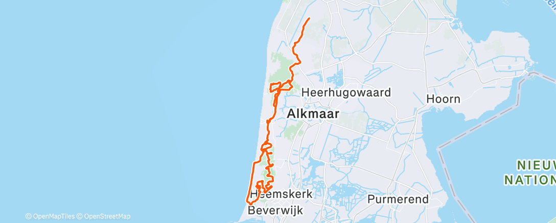 Map of the activity, NH100 eigen editie