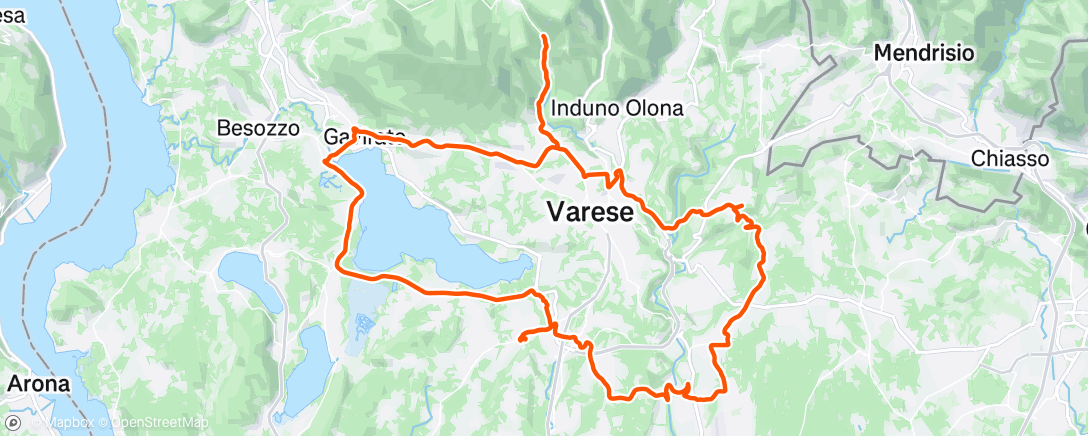 Map of the activity, Morning Ride