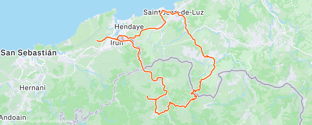 Карта физической активности (Morning Ride)