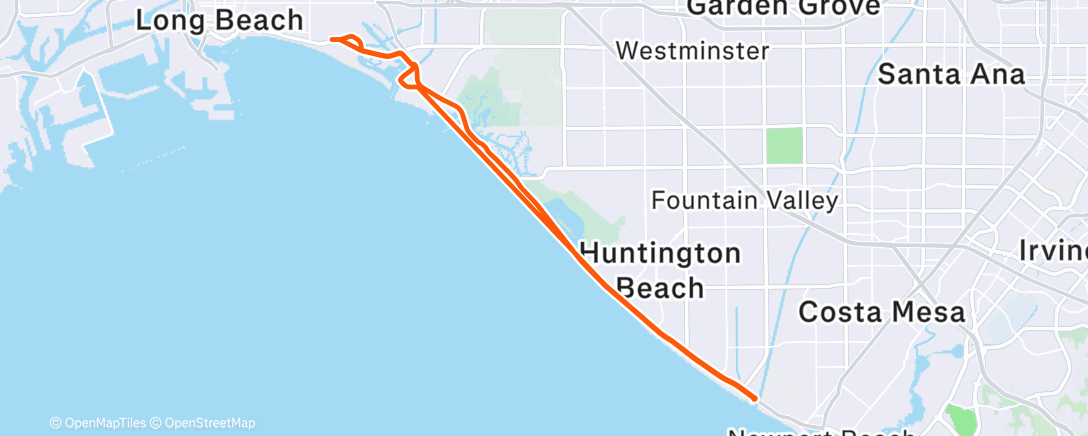 Map of the activity, Morning Ride