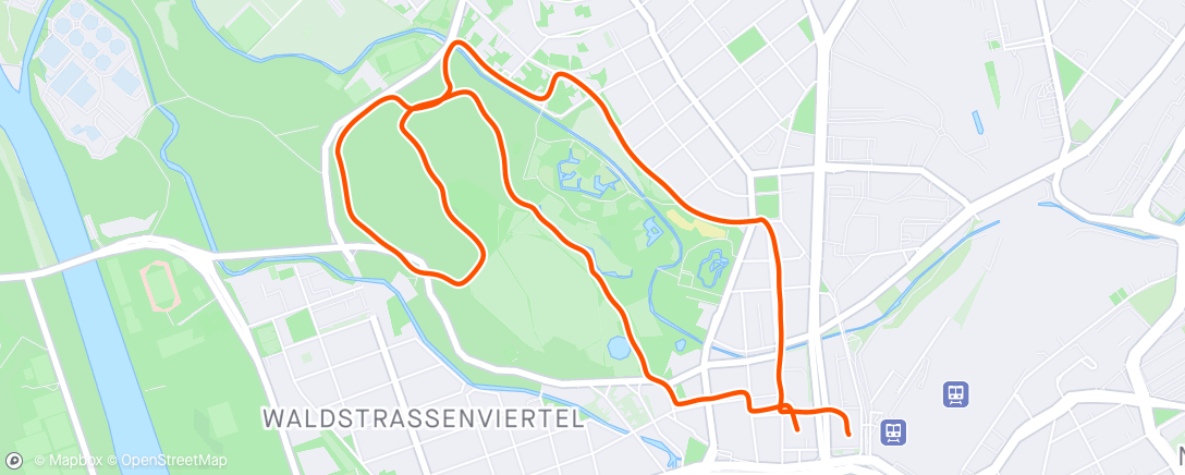 Map of the activity, Lauf Leipziger Zoo-Runde