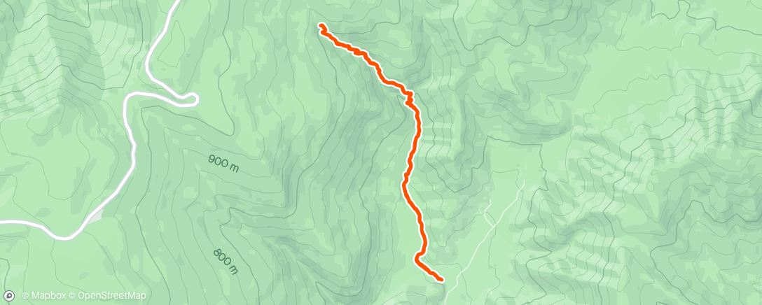 Map of the activity, Whiteoak Canyon with Jon & Alex