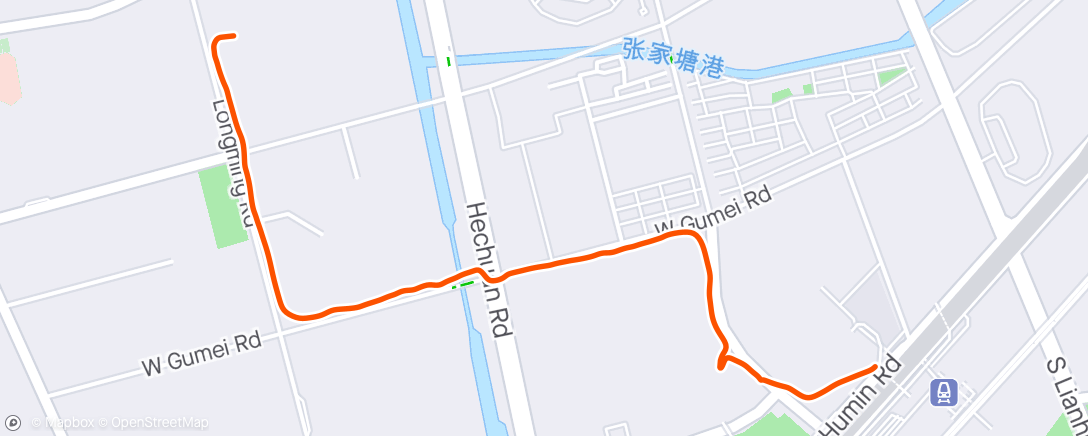 Map of the activity, Afternoon Walk