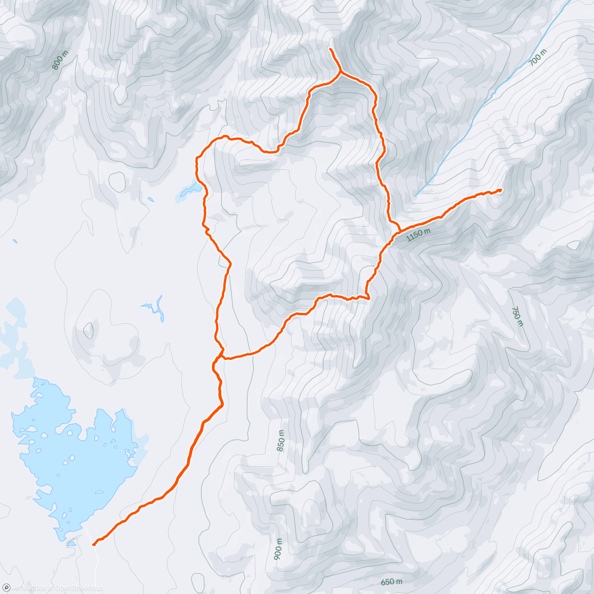 Map of the activity, Back to the Adirondacks to do the Dix Range