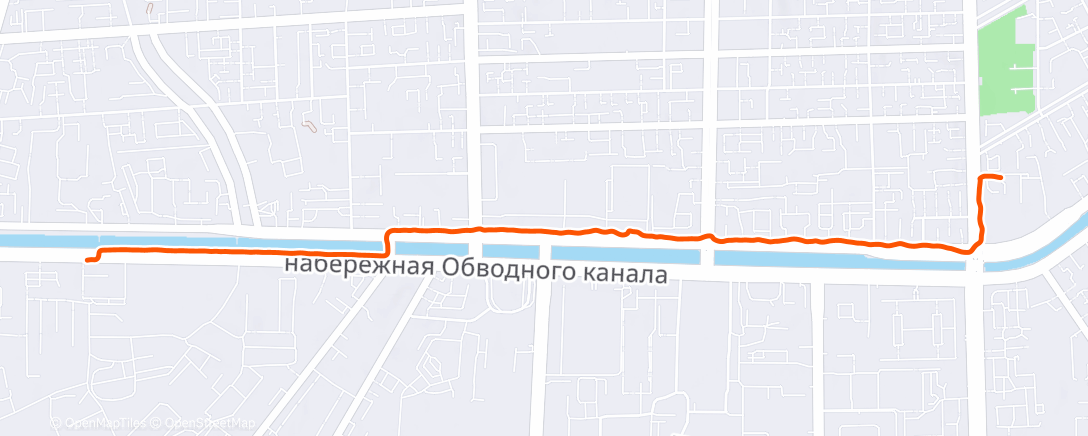 Карта физической активности (Дневная прогулка)