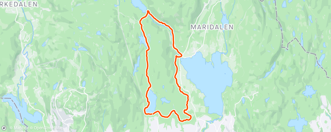 Map of the activity, Lang runde rundt Sognsvann 🏃🏃🏼‍♂️🏃