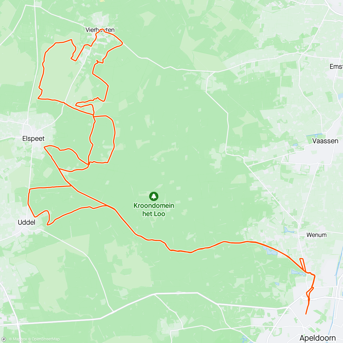活动地图，Gemeente bos Nunspeet🤩